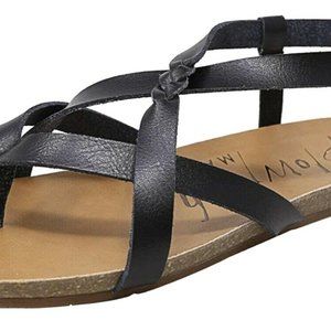Blowfish Malibu womens Granola-b Flat Sandal Black
